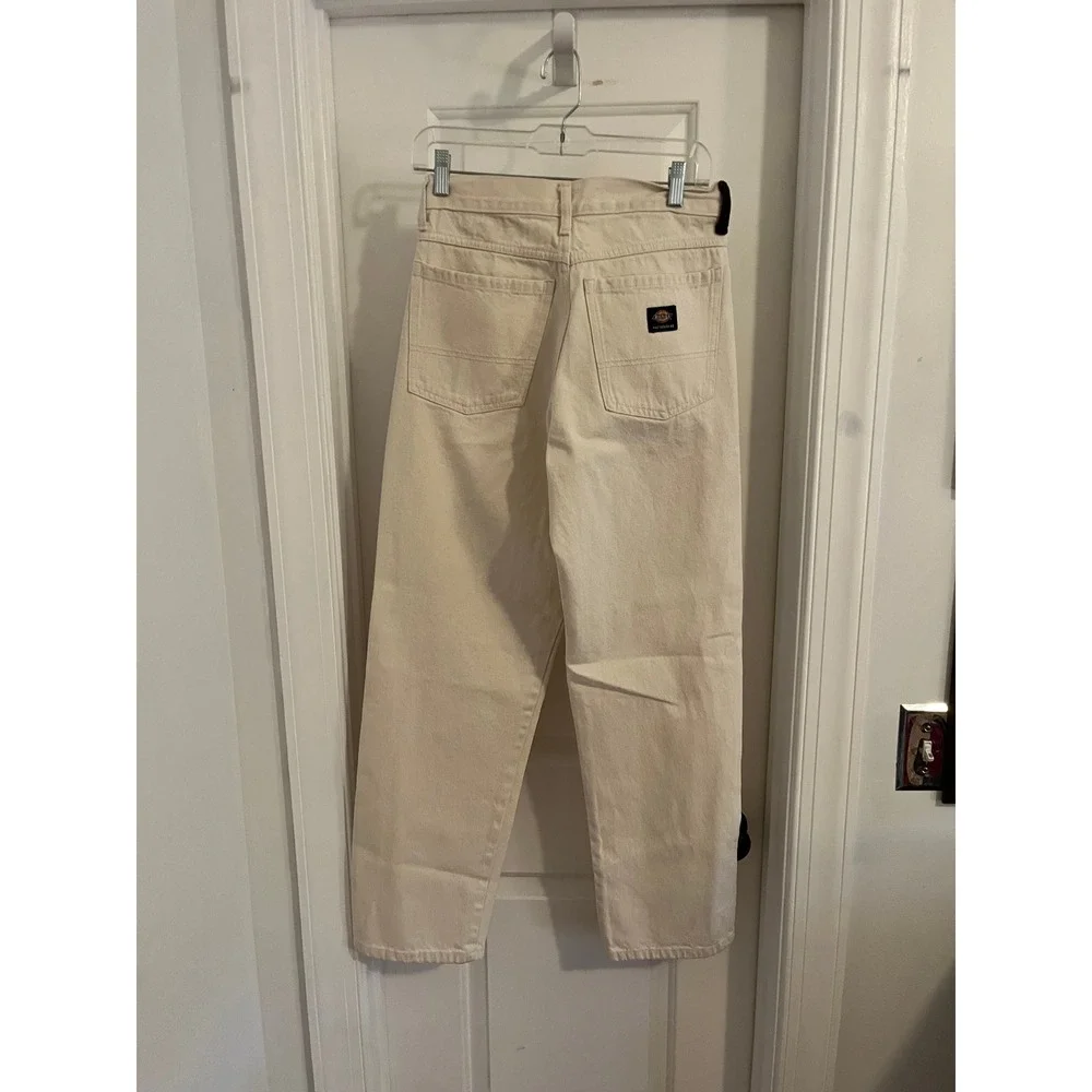 Dickies Skateboarding Jake Hayes Relaxed Fit Denim Pants Cream‎ Off White